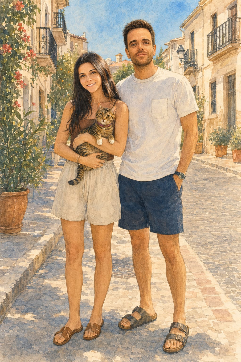 Andrea, Samuel y Thundi